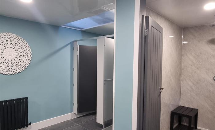 Gent washroom for the touring and camping pitches